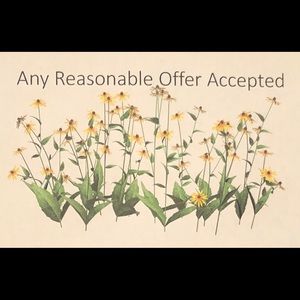 Any Reasonable Offer Accepted